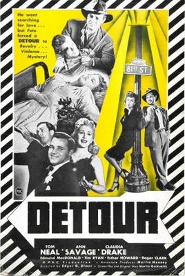 Detour movie poster (1945) poster