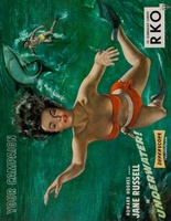 Underwater! movie poster (1955) hoodie #1078401