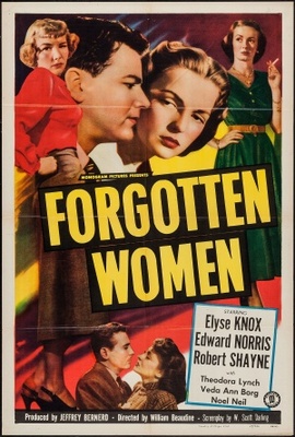 Forgotten Women movie poster (1949) tote bag