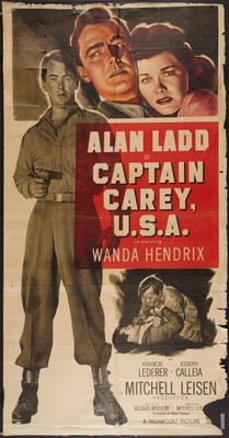 Captain Carey, U.S.A. movie poster (1950) mug