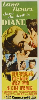 Diane movie poster (1956) poster