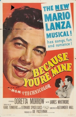 Because You're Mine movie poster (1952) Mouse Pad MOV_c5c629f7