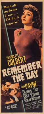 Remember the Day movie poster (1941) mug