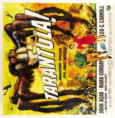 Tarantula movie poster (1955) tote bag
