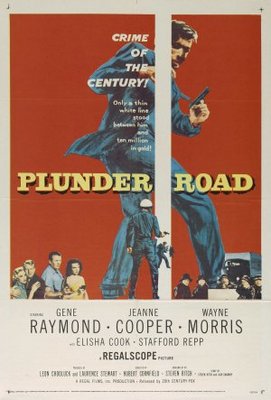 Plunder Road movie poster (1957) calendar