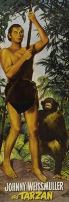 Tarzan and the Huntress movie poster (1947) tote bag