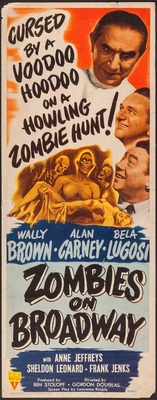 Zombies on Broadway movie poster (1945) hoodie