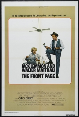 The Front Page movie poster (1974) calendar