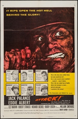 Attack movie poster (1956) tote bag
