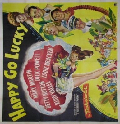 Happy Go Lucky movie poster (1943) tote bag