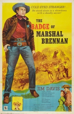 The Badge of Marshal Brennan movie poster (1957) Longsleeve T-shirt