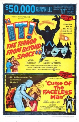 Curse of the Faceless Man movie poster (1958) Sweatshirt