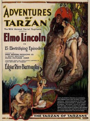 The Adventures of Tarzan movie poster (1921) poster