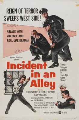 Incident in an Alley movie poster (1962) poster