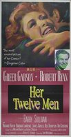 Her Twelve Men movie poster (1954) Sweatshirt #694568