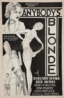 Anybody's Blonde movie poster (1931) Sweatshirt #761629