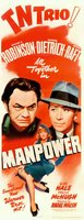 Manpower movie poster (1941) Sweatshirt #672639