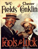 Fools for Luck movie poster (1928) hoodie #646844