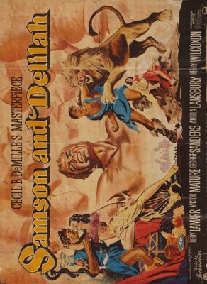 Samson and Delilah movie poster (1949) tote bag