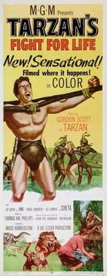 Tarzan's Fight for Life movie poster (1958) calendar