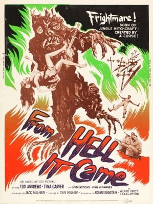 From Hell It Came movie poster (1957) mouse pad
