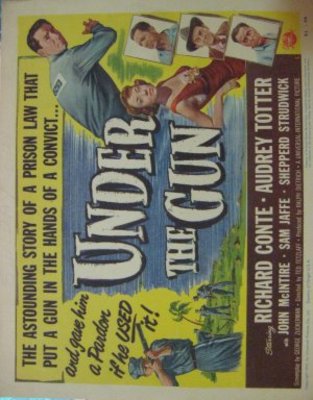 Under the Gun movie poster (1951) tote bag