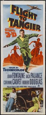 Flight to Tangier movie poster (1953) Longsleeve T-shirt