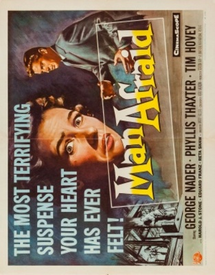 Man Afraid movie poster (1957) mouse pad