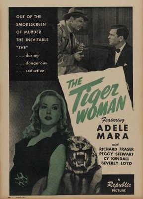 The Tiger Woman movie poster (1945) Sweatshirt