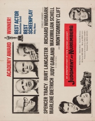 Judgment at Nuremberg movie poster (1961) tote bag