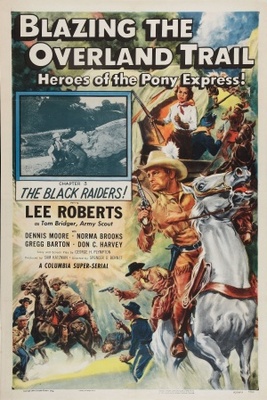 Blazing the Overland Trail movie poster (1956) poster