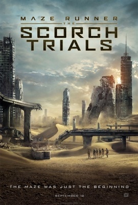 Maze Runner: The Scorch Trials movie poster (2015) tote bag