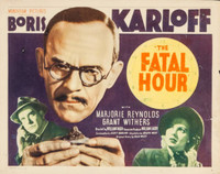 The Fatal Hour movie poster (1940) Poster MOV_cbnuckth