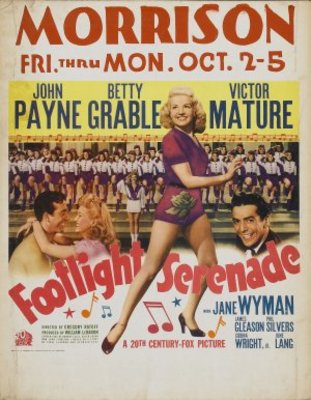 Footlight Serenade movie poster (1942) tote bag