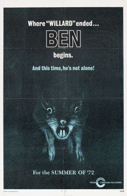 Ben movie poster (1972) tote bag