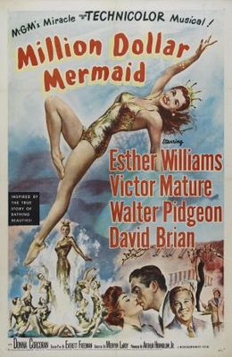 Million Dollar Mermaid movie poster (1952) mouse pad