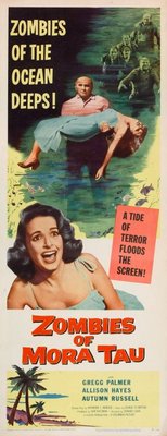 Zombies of Mora Tau movie poster (1957) poster