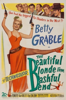 The Beautiful Blonde from Bashful Bend movie poster (1949) calendar
