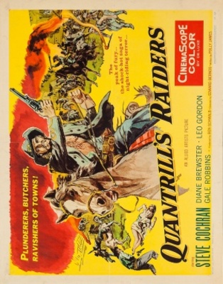 Quantrill's Raiders movie poster (1958) calendar