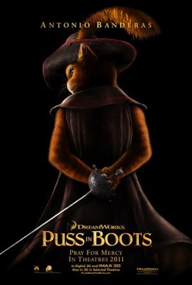 Puss in Boots movie poster (2011) calendar
