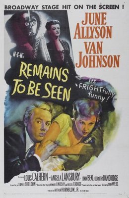 Remains to Be Seen movie poster (1953) Poster MOV_cd99b3f9