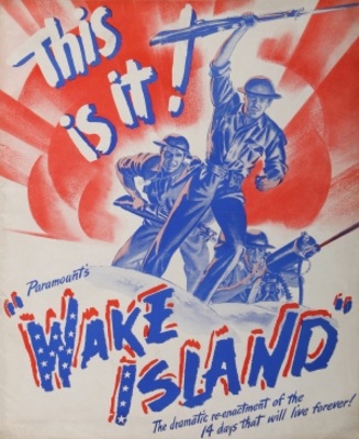 Wake Island movie poster (1942) calendar