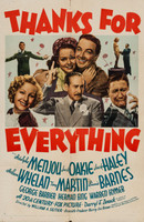 Thanks for Everything movie poster (1938) Poster MOV_cdkfory4