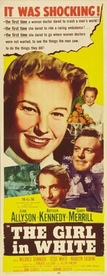 The Girl in White movie poster (1952) poster
