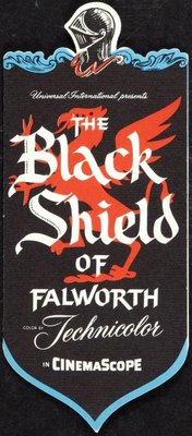 The Black Shield of Falworth movie poster (1954) calendar