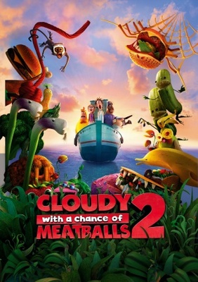 Cloudy with a Chance of Meatballs 2 movie poster (2013) hoodie