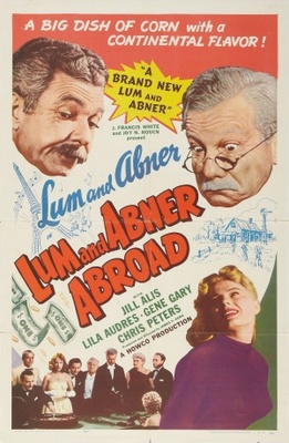 Lum and Abner Abroad movie poster (1956) mug