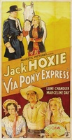 Via Pony Express movie poster (1933) Sweatshirt #1061383