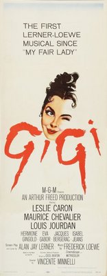 Gigi movie poster (1958) mouse pad