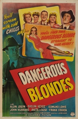 Dangerous Blondes movie poster (1943) tote bag